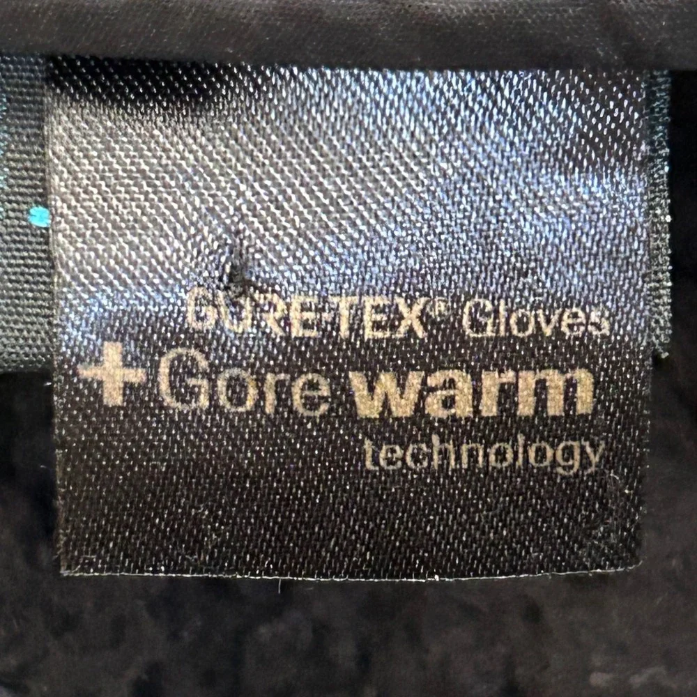 Gordini Women's S Gore-Tex Down II Ski Gloves Black Leather Gore Warm Winter